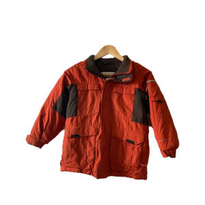 COLUMBIA Omni shield coat 6/7 youth orange & brown